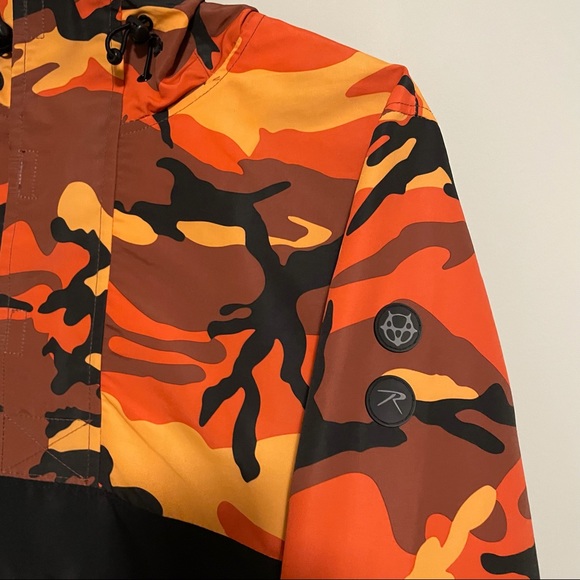 Rothco x Vitriol Orange Camo Windbreaker - Picture 4 of 5